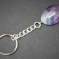 Fluorite Crystal Keychain