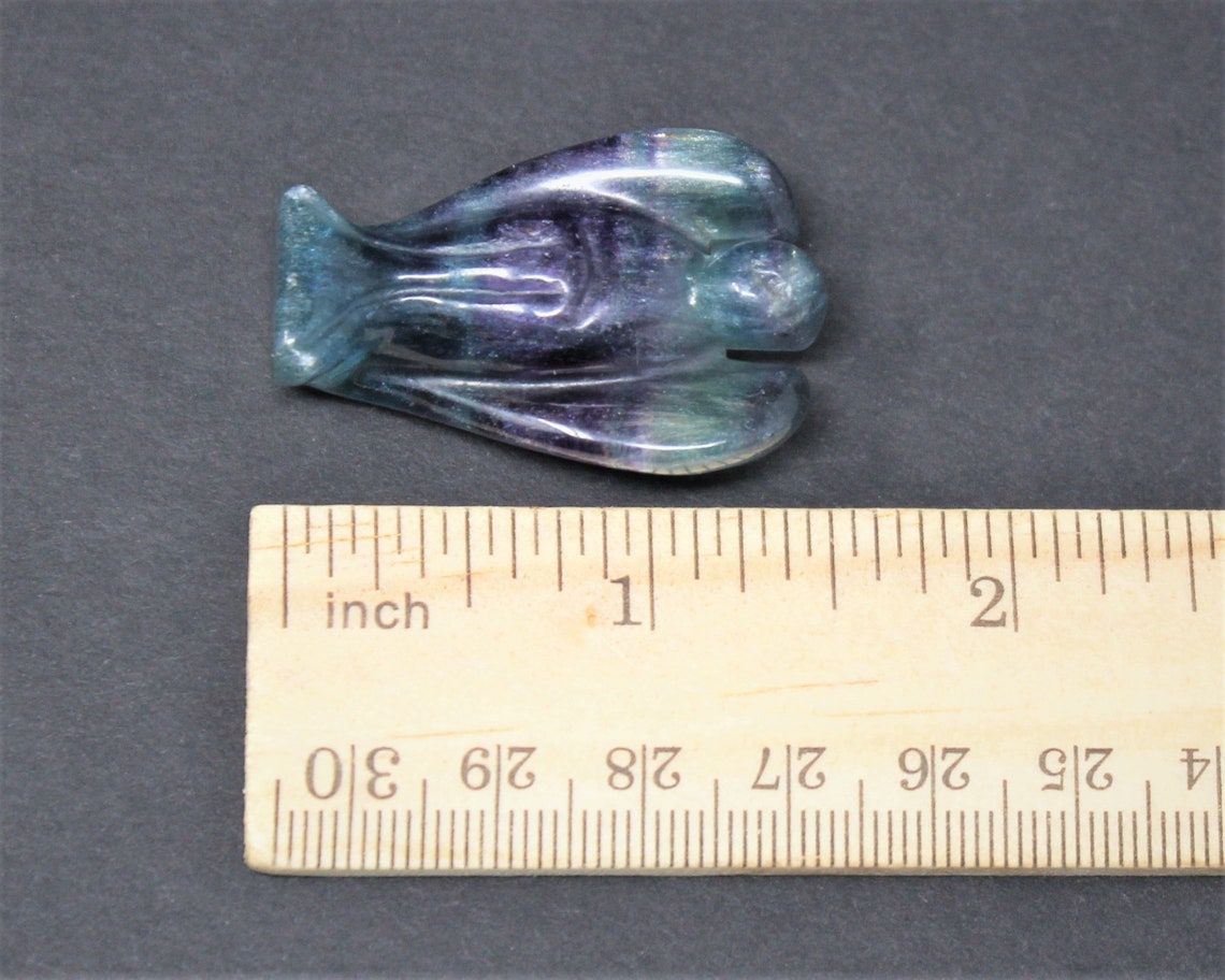 Fluorite Crystal Pocket Angel