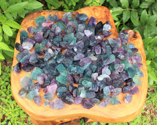 Fluorite Natural Rough Chips