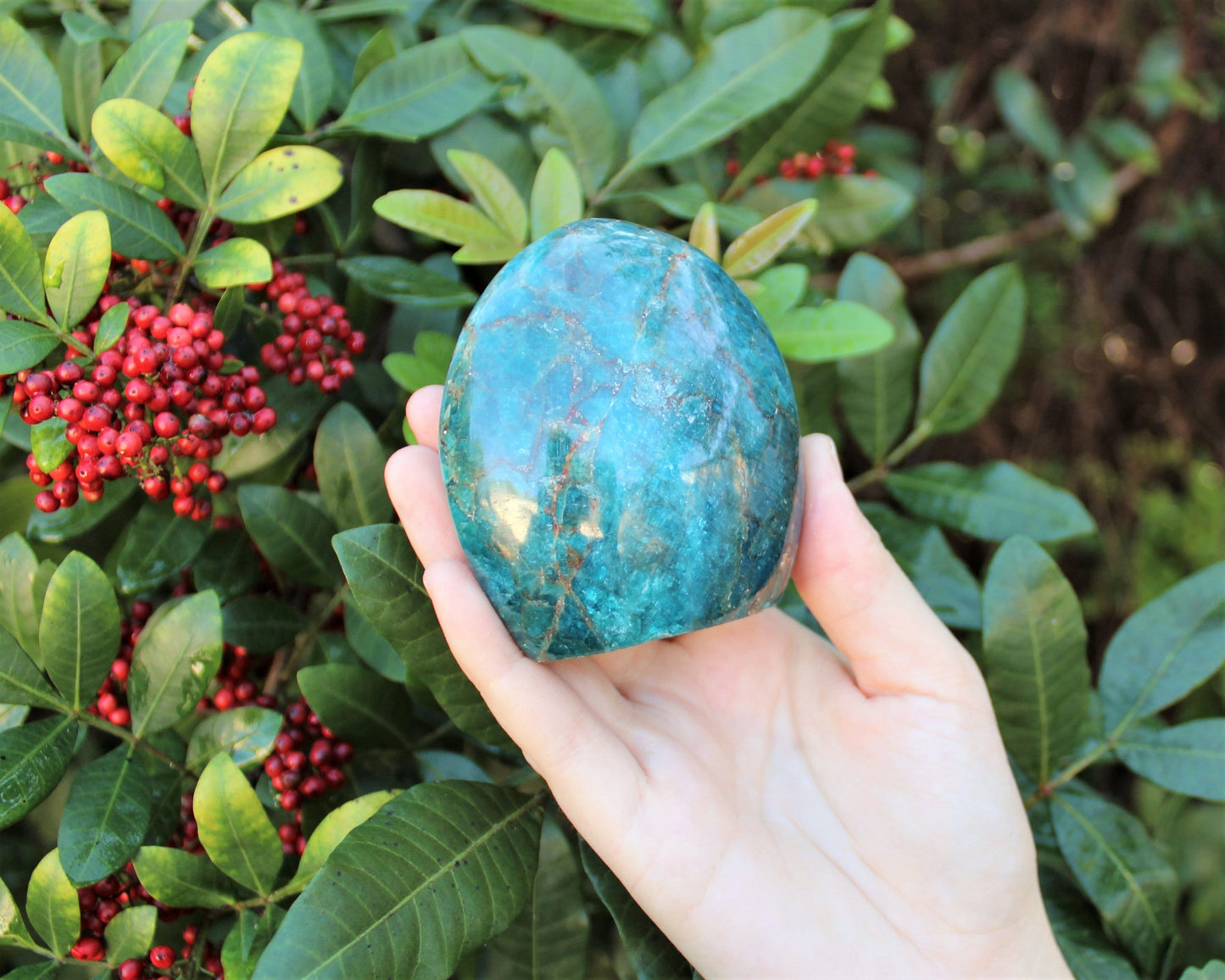 Freeform Polished Apatite Stone