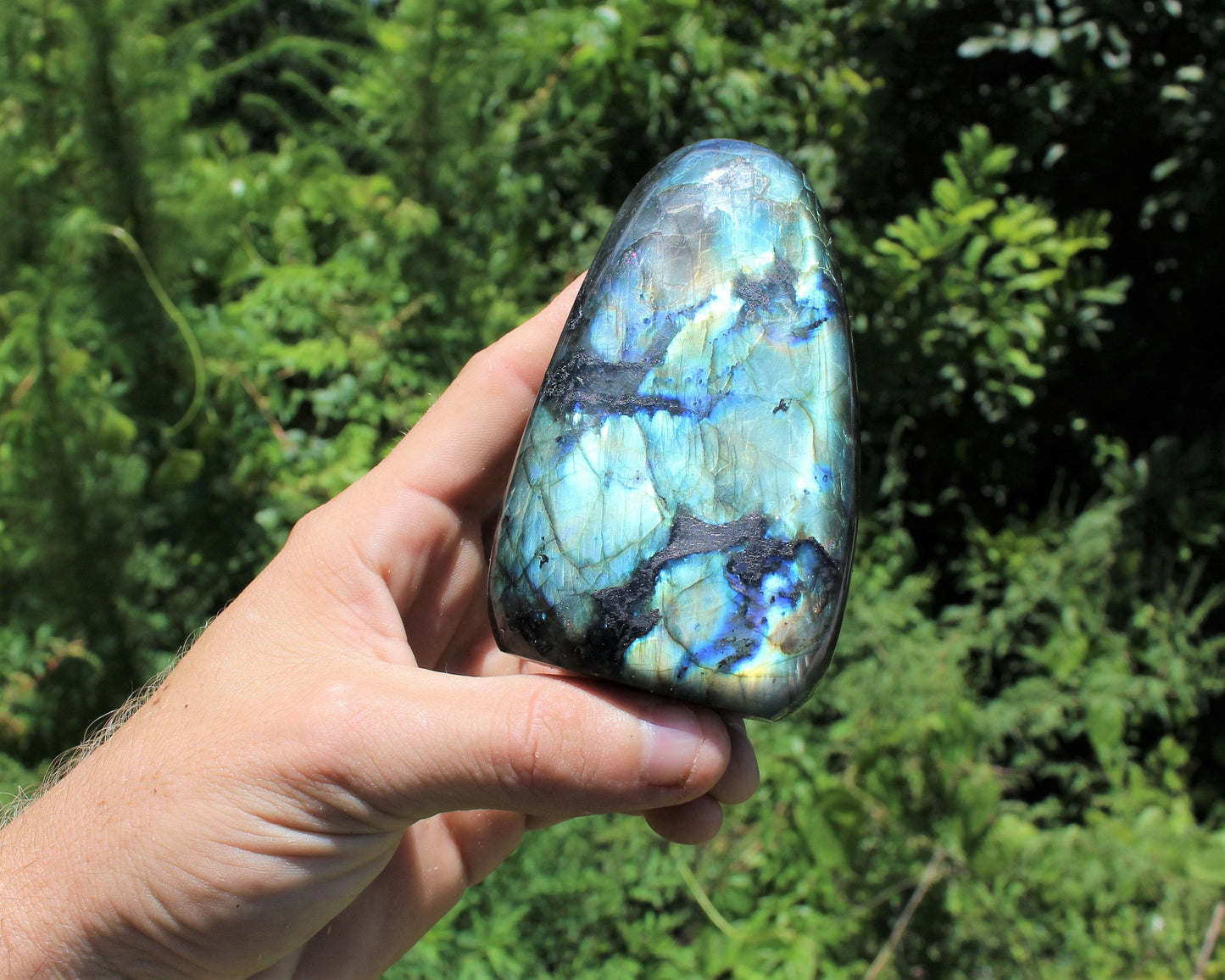 Freeform Polished Labradorite Stone