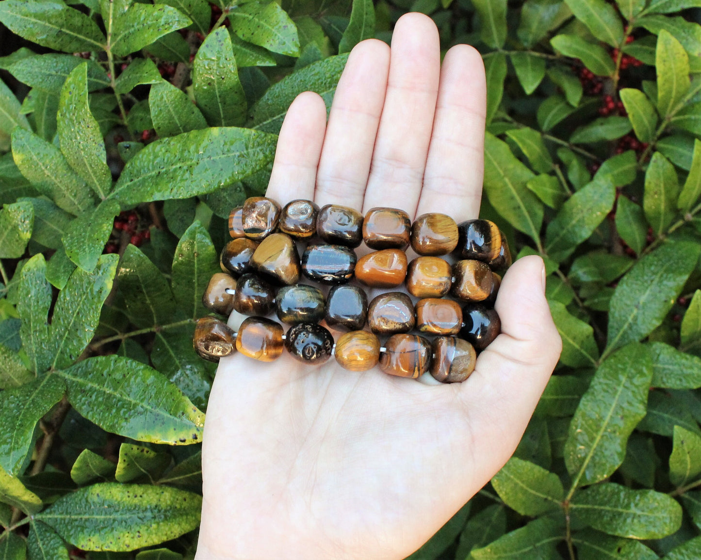 Tiger Tumbled Gemstone Bracelet