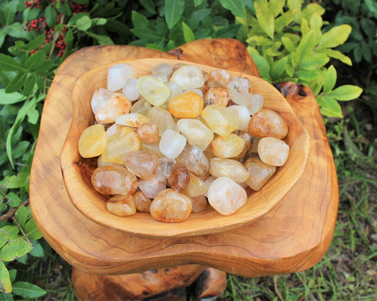 Golden Quartz Tumbled Stones