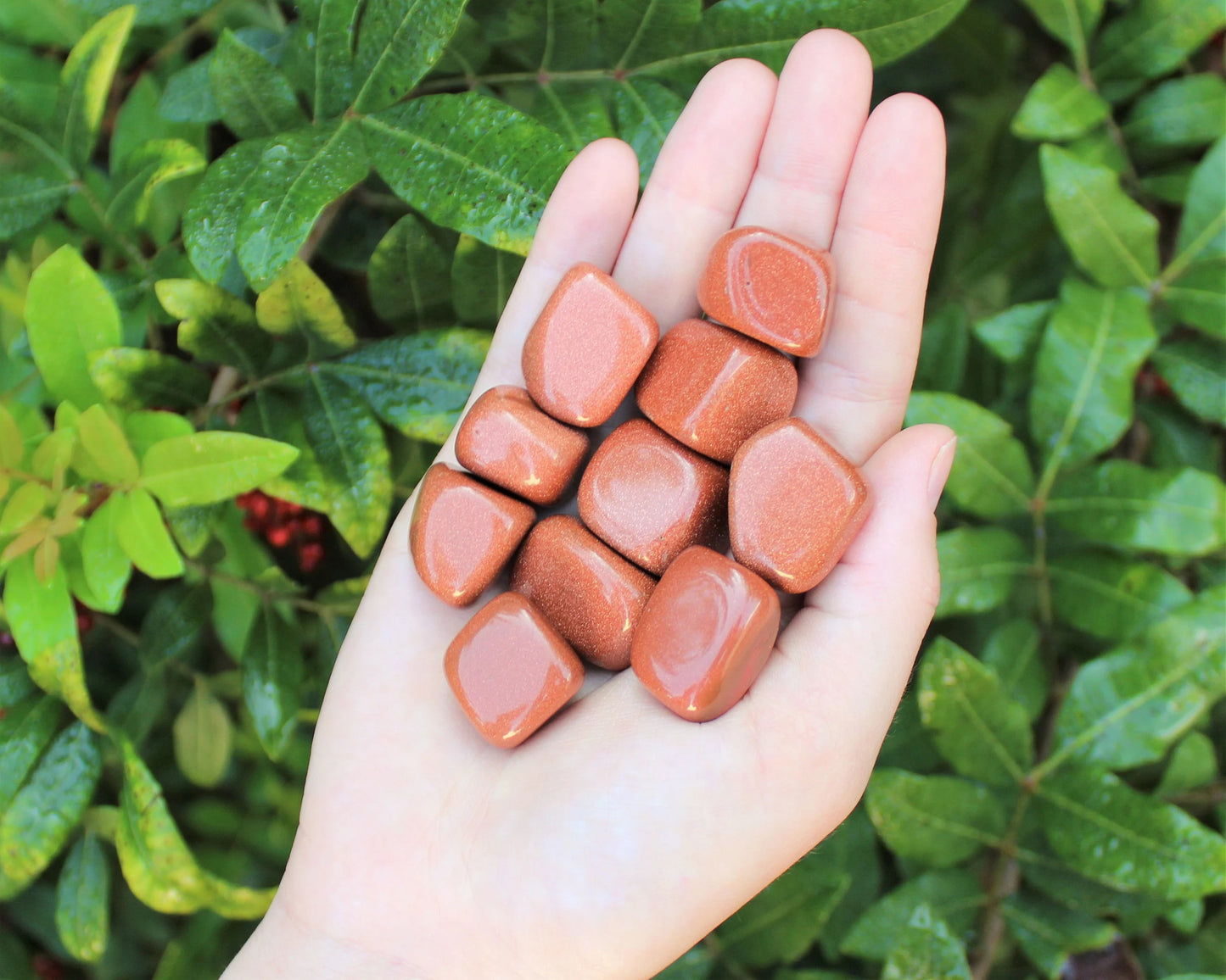 Goldstone Tumbled Stone