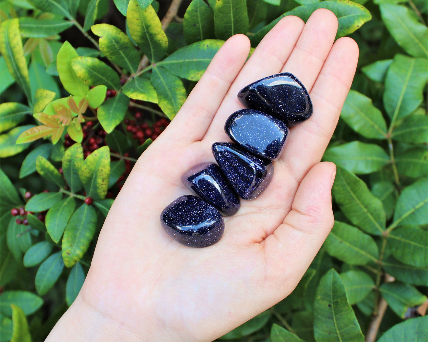 Goldstone Tumbled Stones