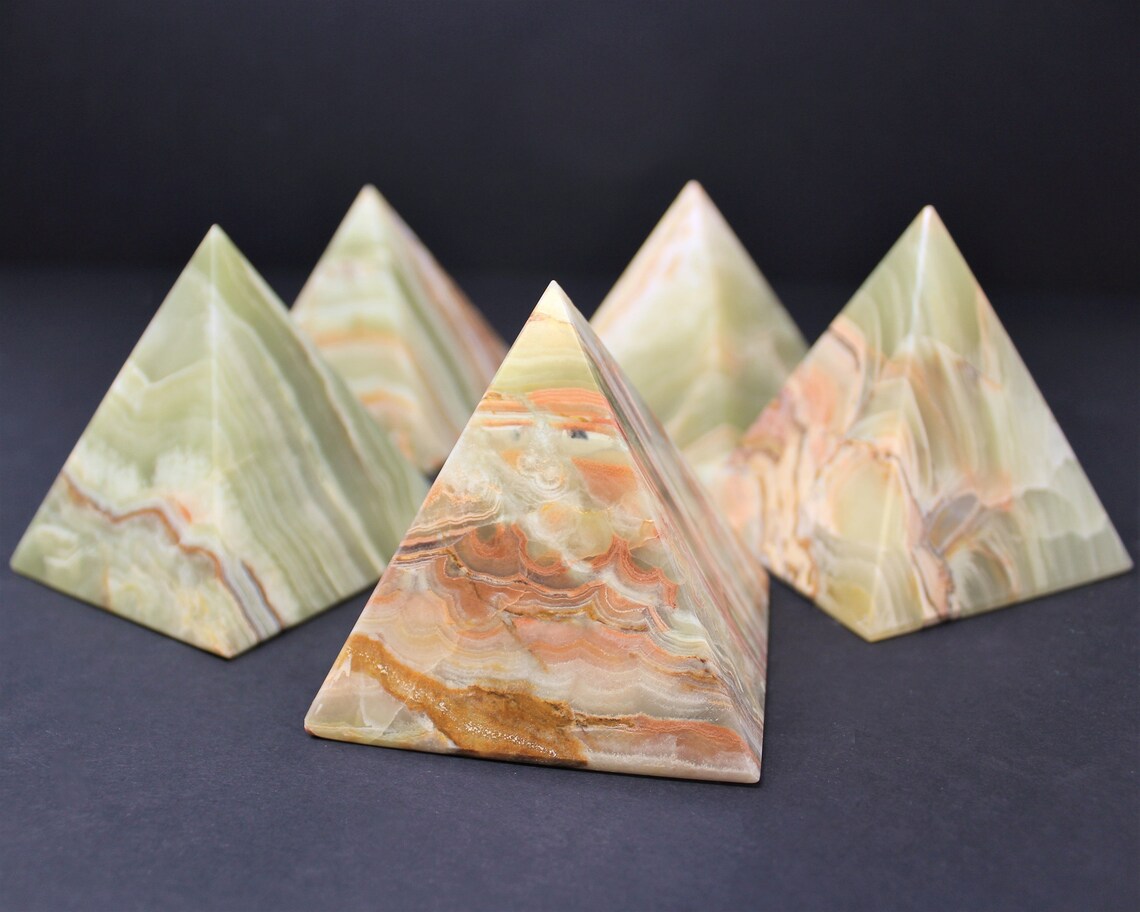 Onyx Crystal Stone Pyramid