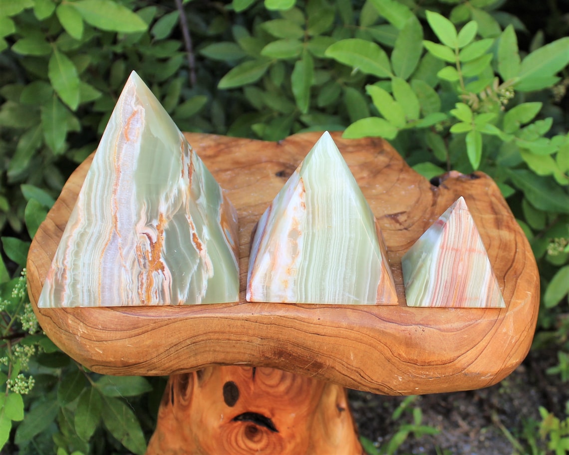 Onyx Crystal Stone Pyramid