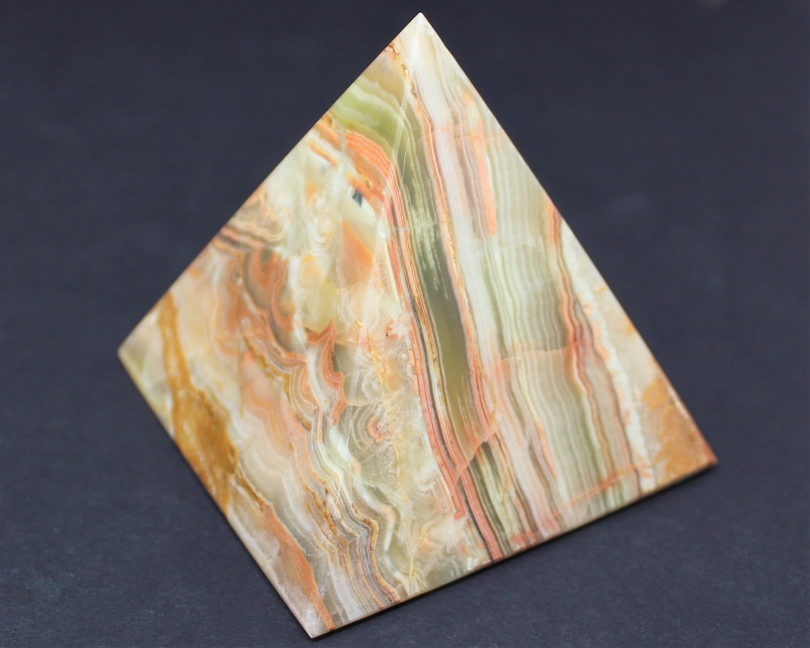 Onyx Crystal Stone Pyramid
