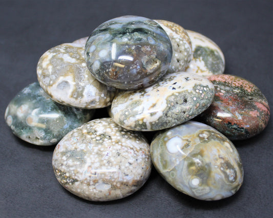 Polished Ocean Jasper Crystal