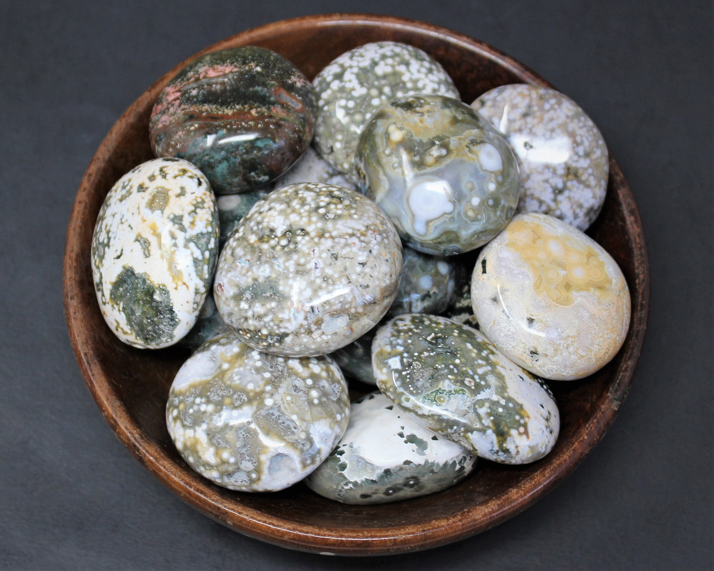 Polished Ocean Jasper Crystal