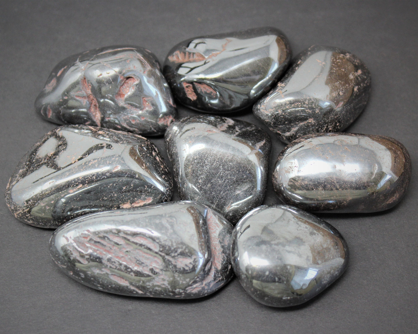 Hematite Tumbled Stones