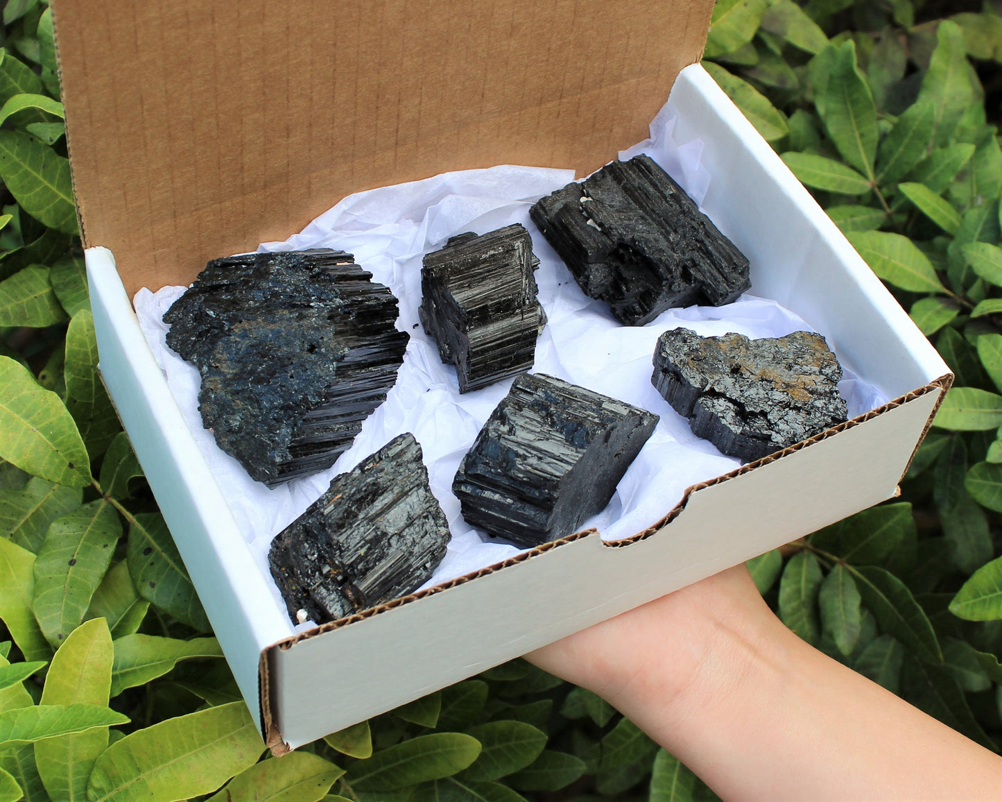 Home Protection Black Tourmaline Log Box