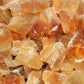 Honey Calcite Rough Natural Stones