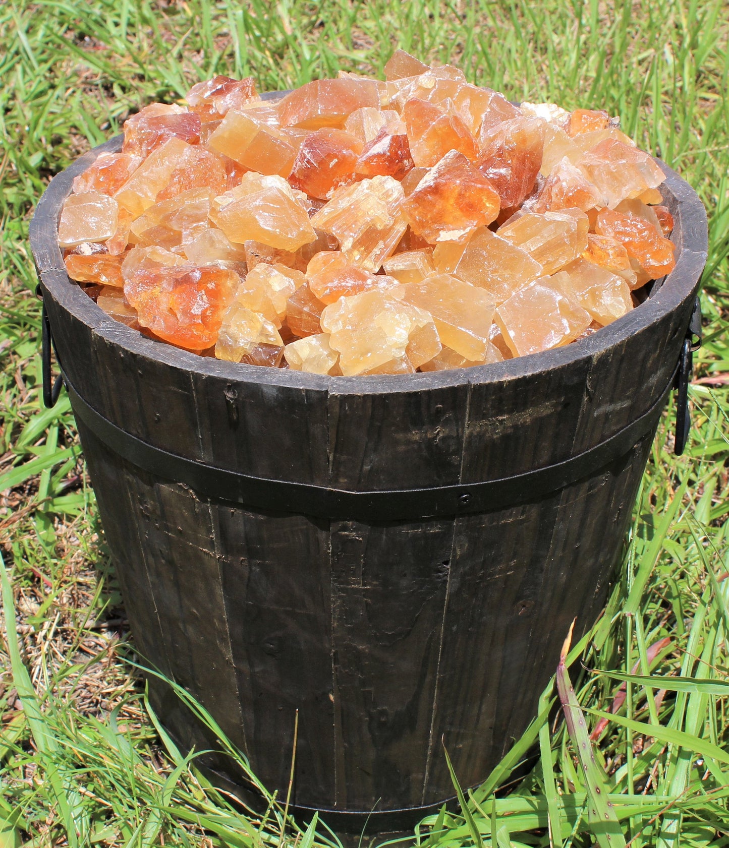Honey Calcite Rough Natural Stones