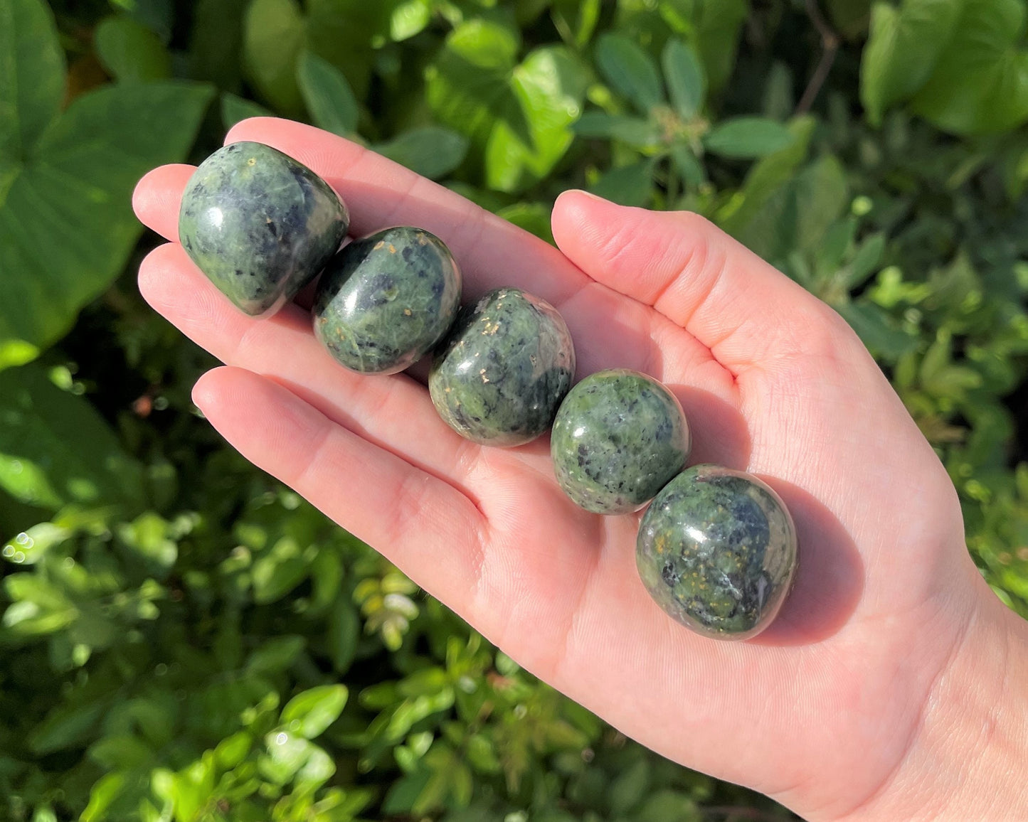 Jade Nephrite Tumbled Stones