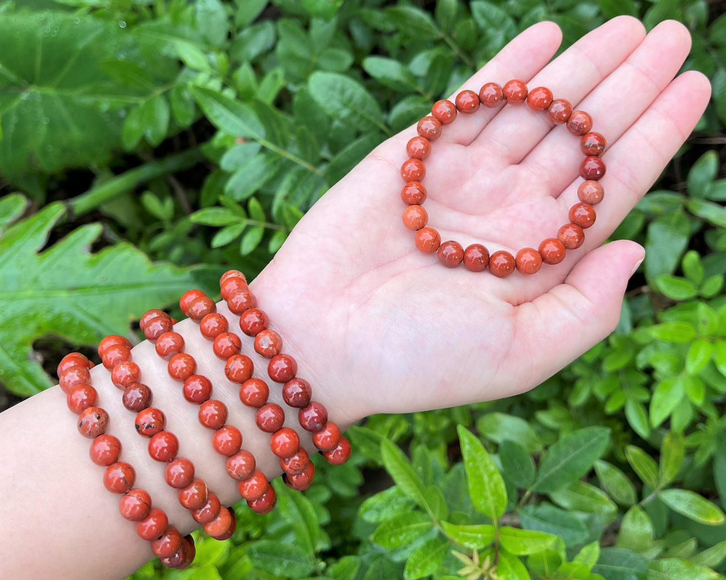 Jasper Bead Bracelet