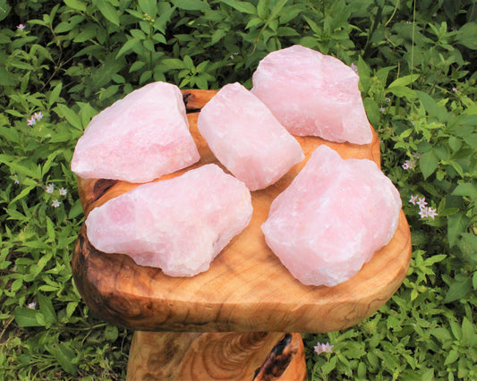 Jumbo Rose Quartz Raw Natural Stone