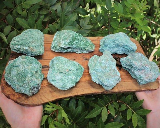 Jumbo Rough Fuchsite Natural Crystals