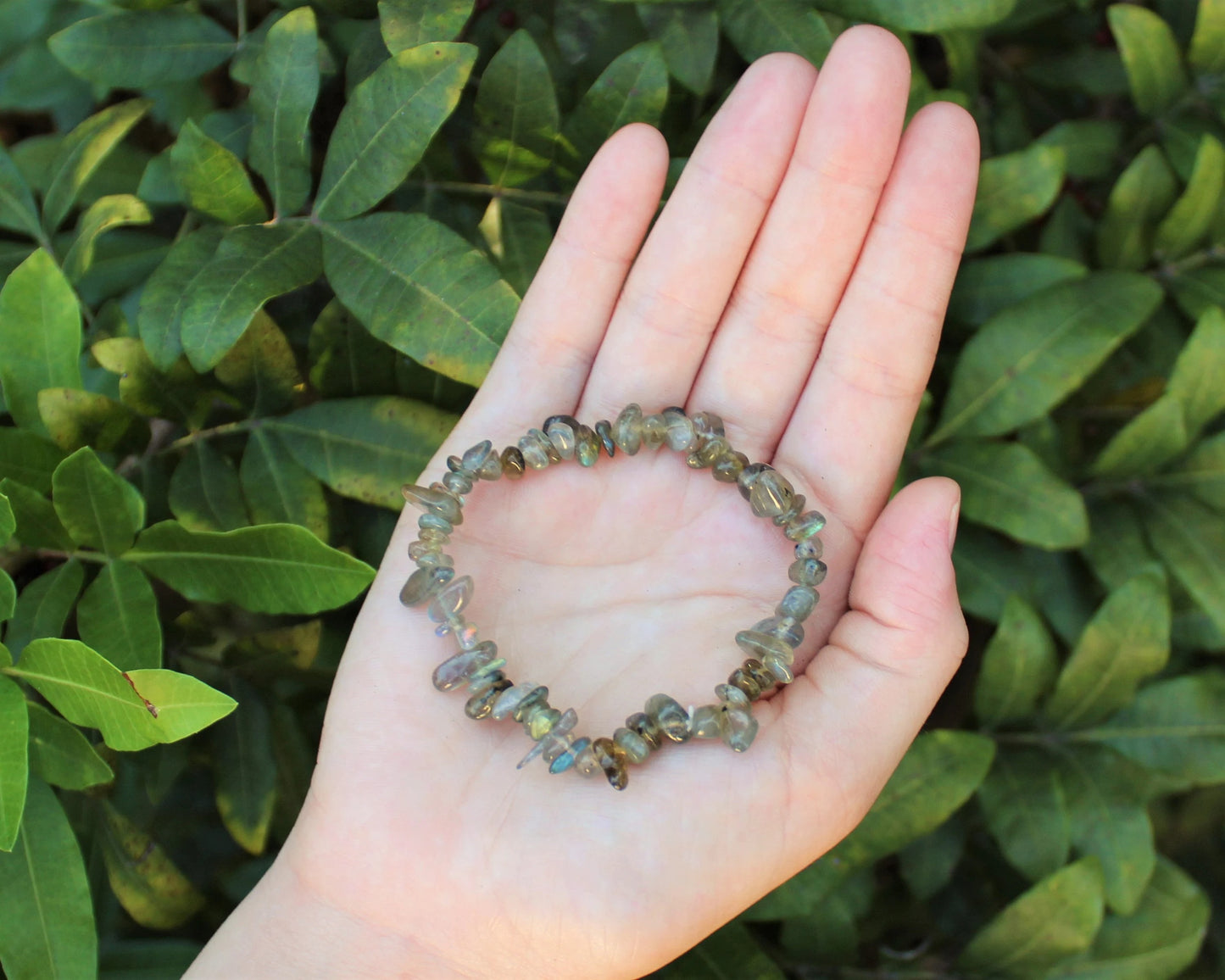 Labradorite Chip Bracelet