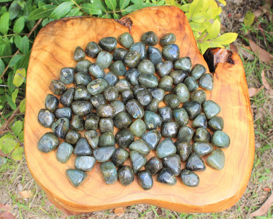 Labradorite Tumbled Premium Grade Stones