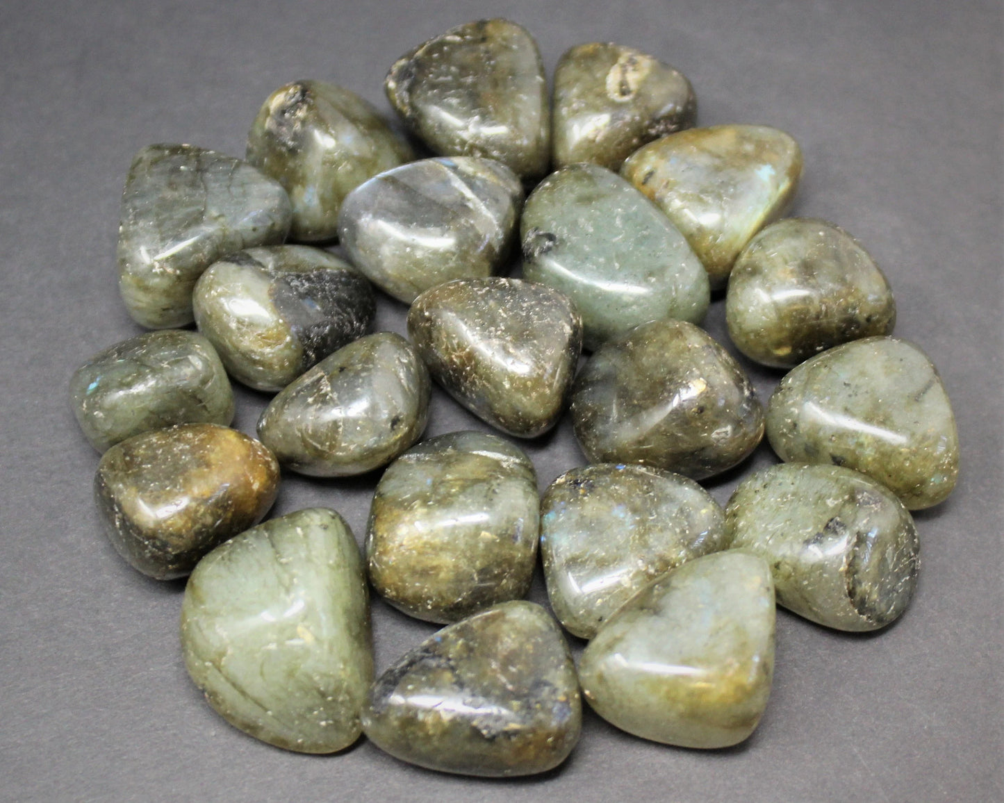 Labradorite Tumbled Premium Grade Stones