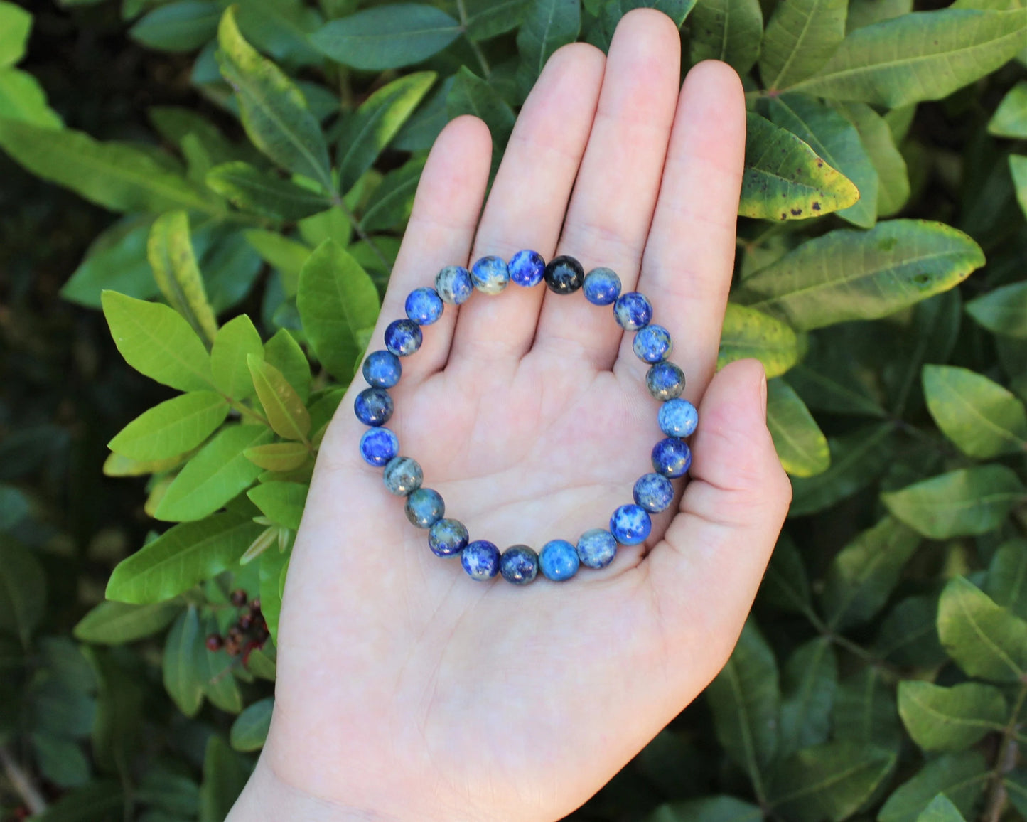 Lapis Bead Bracelet