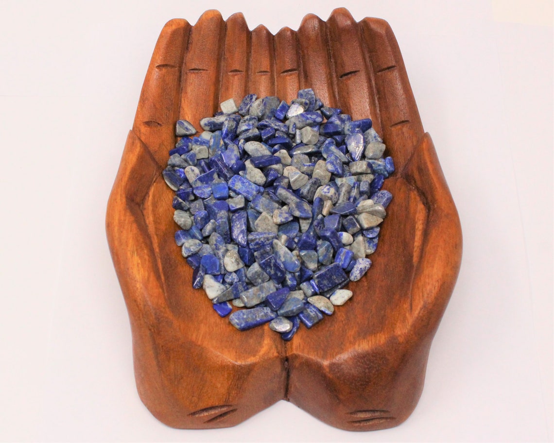 Lapis Semi Tumbled Gemstone Mini Chips