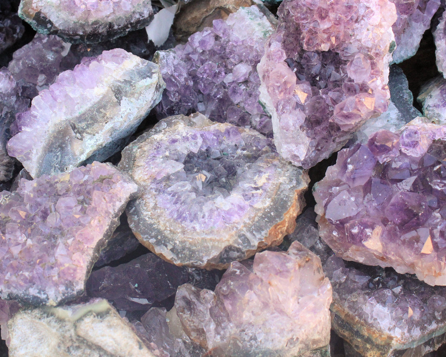 Large Amethyst Crystal Clusters