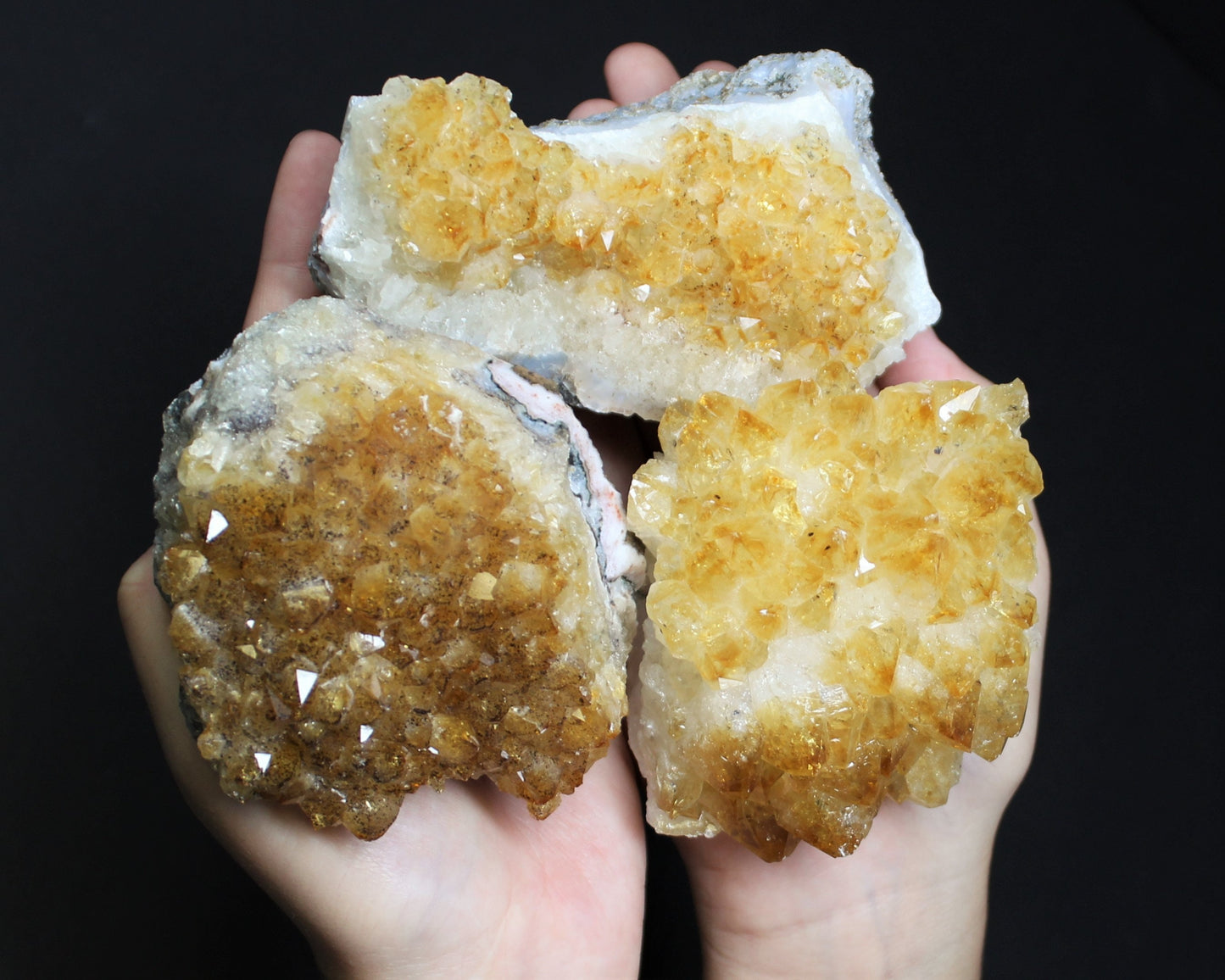 Large Citrine Cluster Crystal