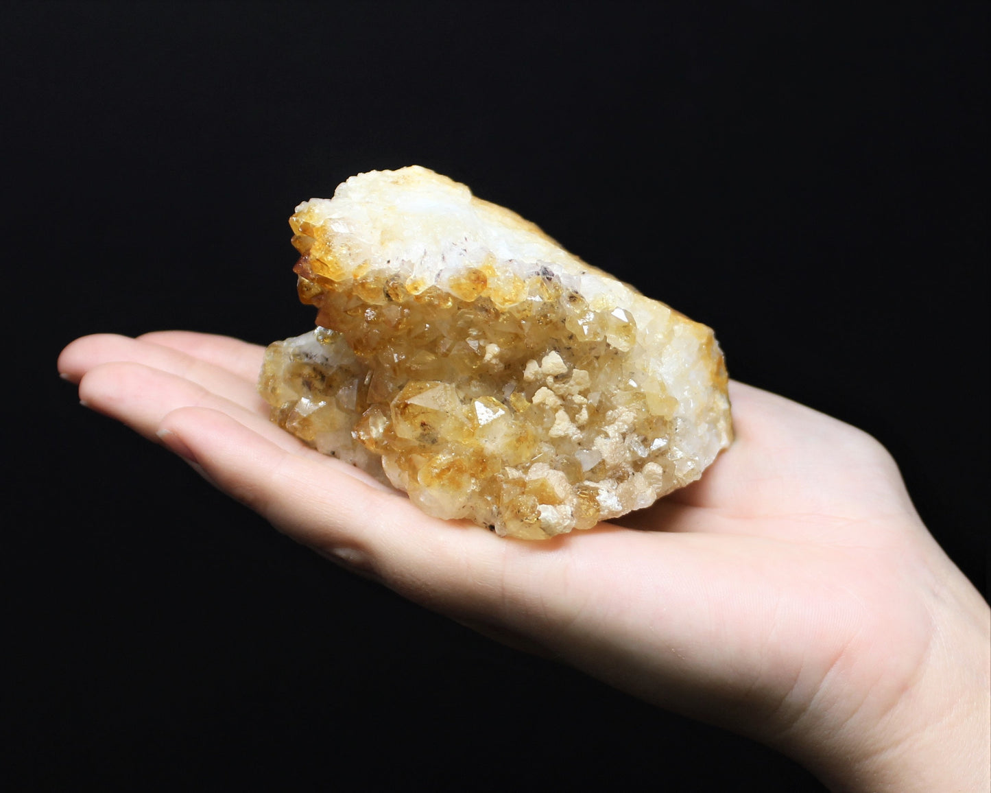 Large Citrine Cluster Crystal