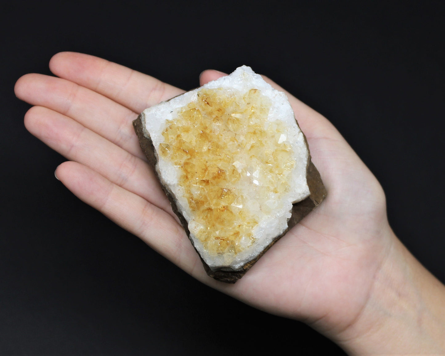 Large Citrine Cluster Crystal