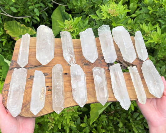 Large Clear Quartz Crystal Points