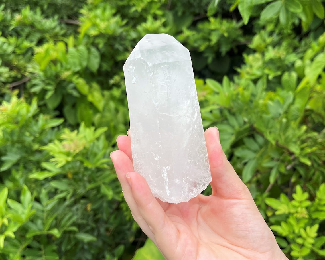 Large Clear Quartz Crystal Points