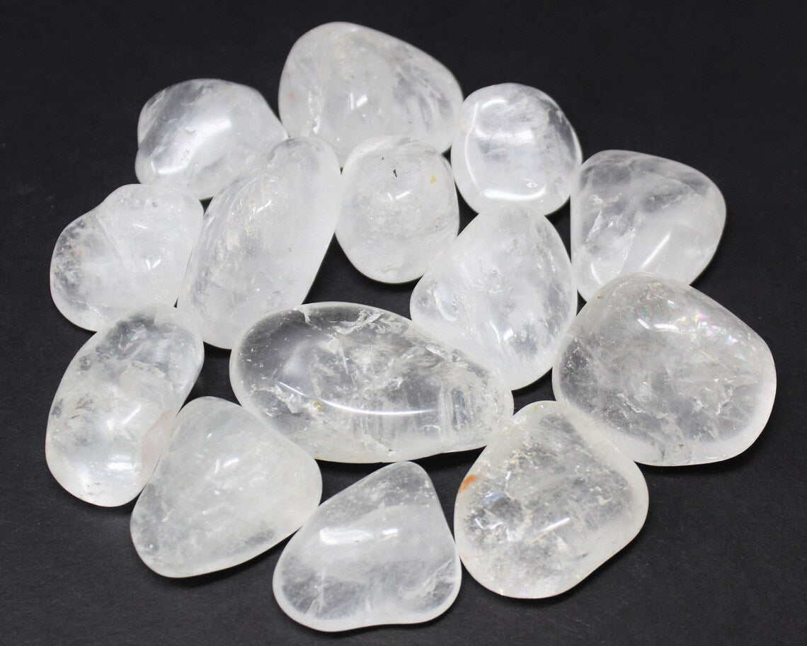 Large Clear Quartz Tumbled Stones