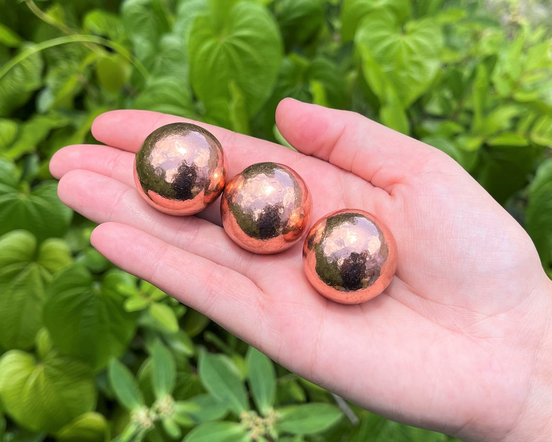 Large Copper Spheres