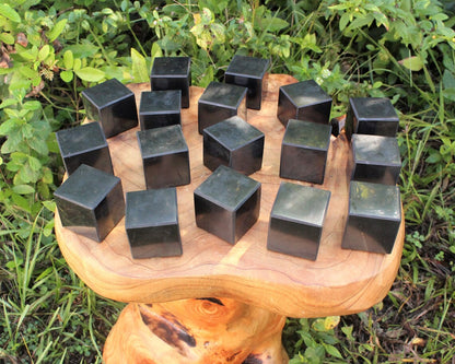 Large Polished Shungite Cube