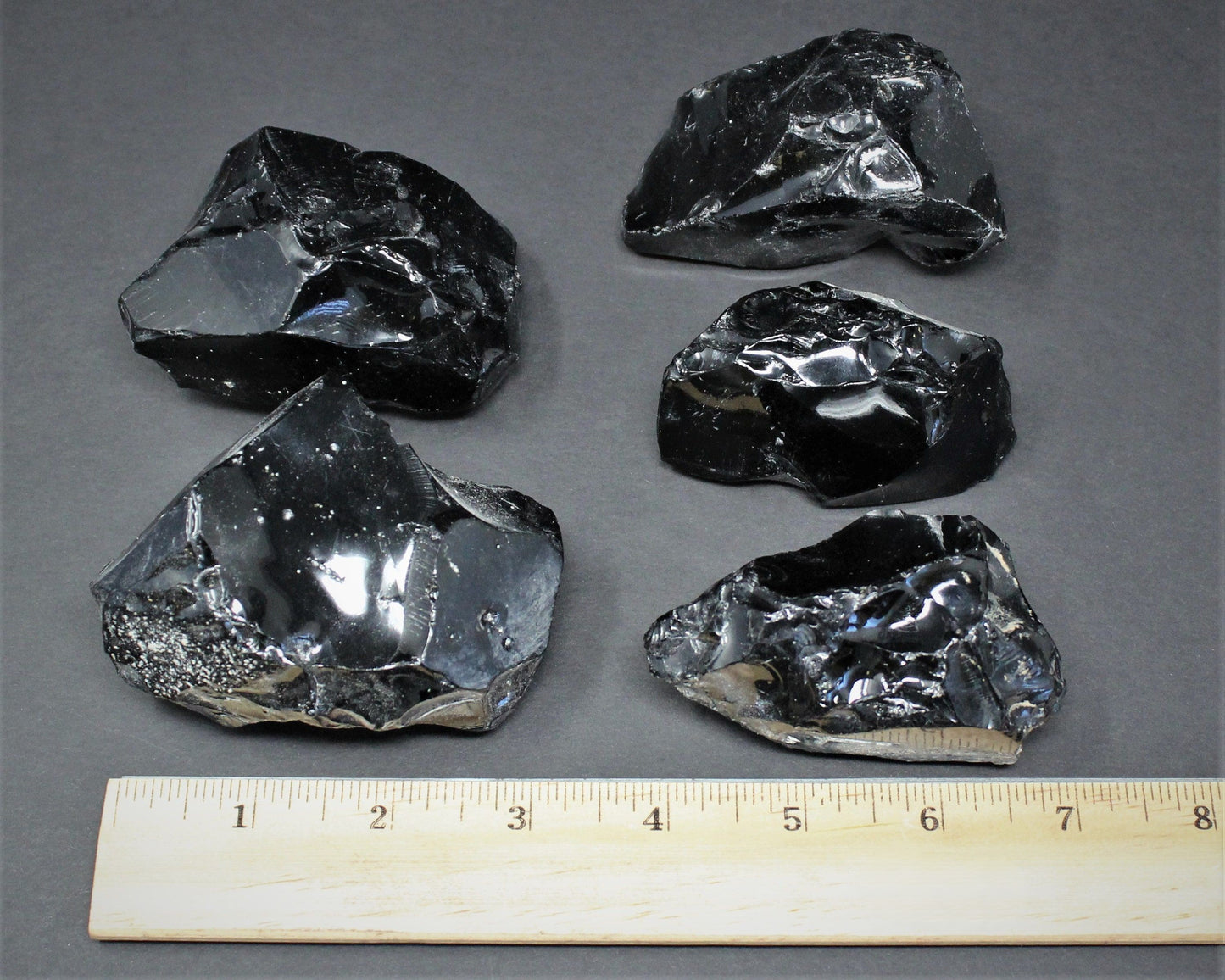 Large Rough Obsidian Natural Stones