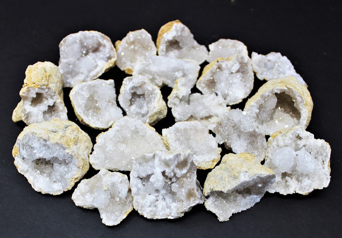 Large Unopened Moroccan Crystal Quartz Geodes