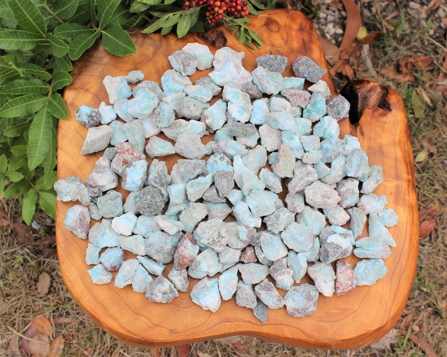 Larimar Rough Natural Chips