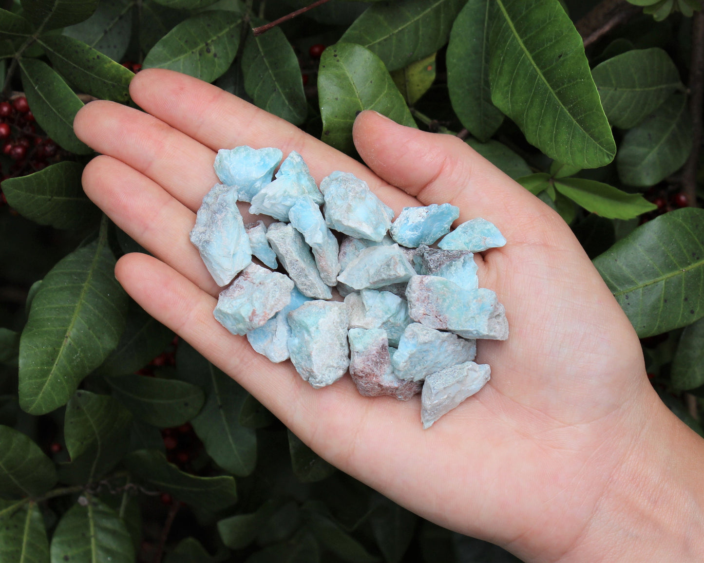 Larimar Rough Natural Chips