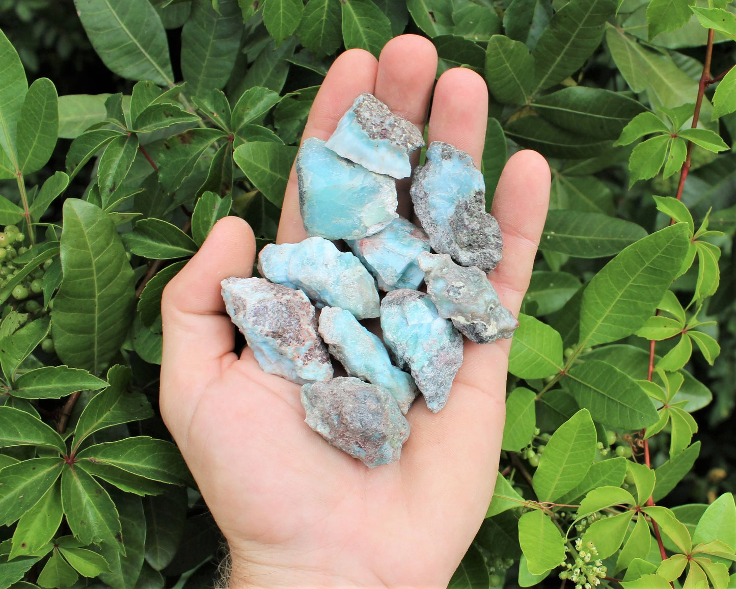 Larimar Rough Natural Stones