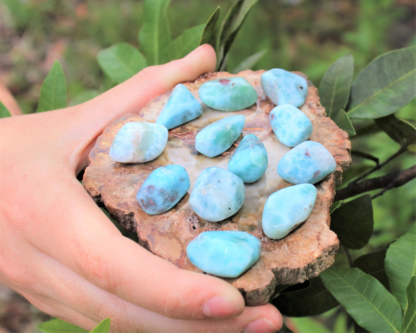 Larimar Tumbled Stones