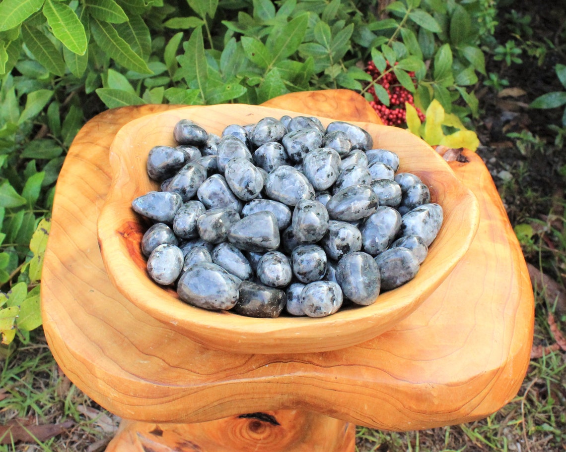 Larvikite Tumbled Stones