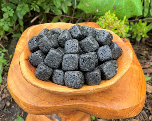 Lava Rock Tumbled Stones