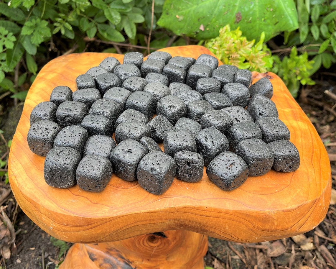 Lava Rock Tumbled Stones