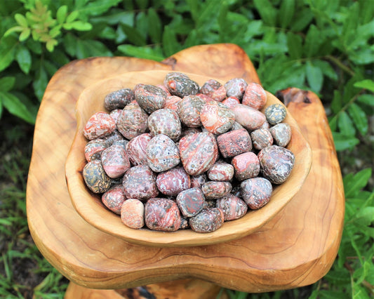 Leopard Jasper Tumbled Stones