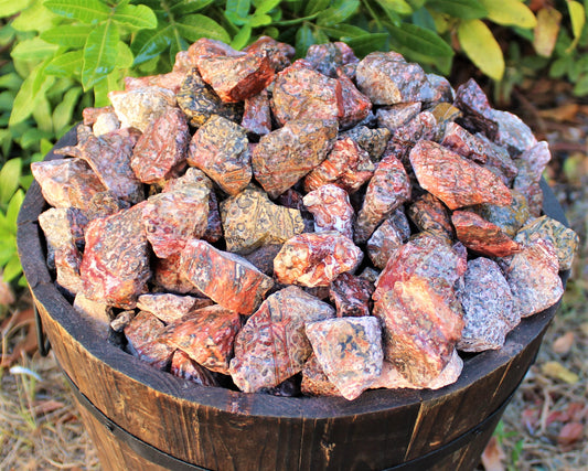 Leopard Pattern Jasper Natural Rough Stones