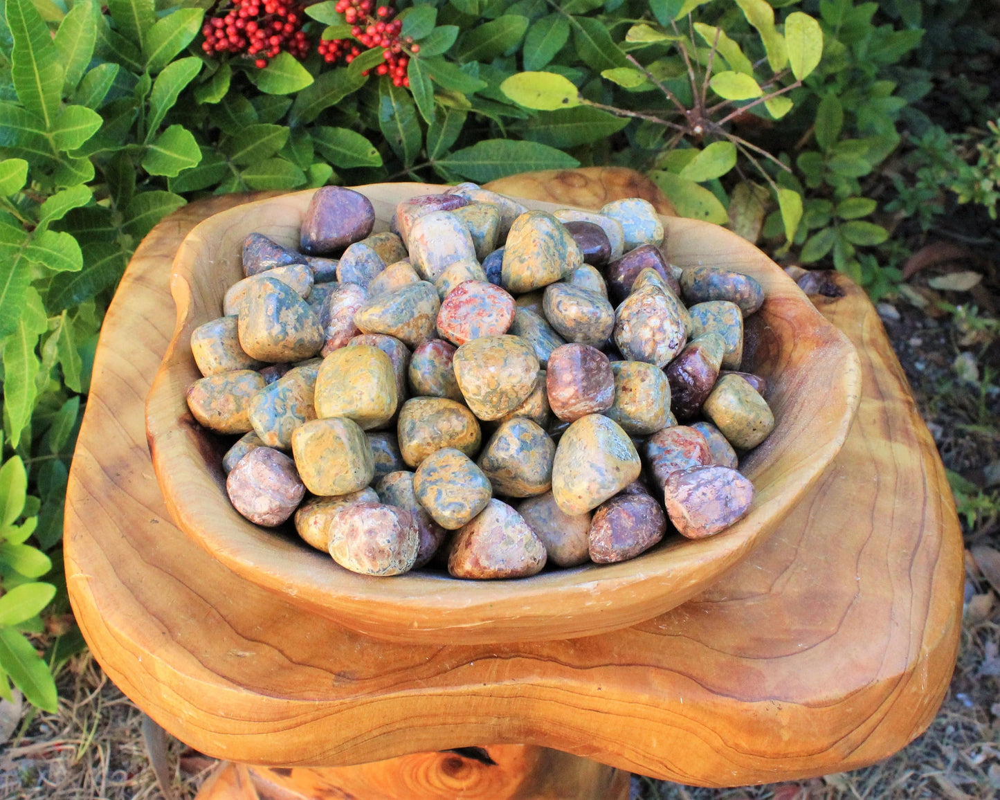 Leopard Pattern Jasper Tumbled Stones