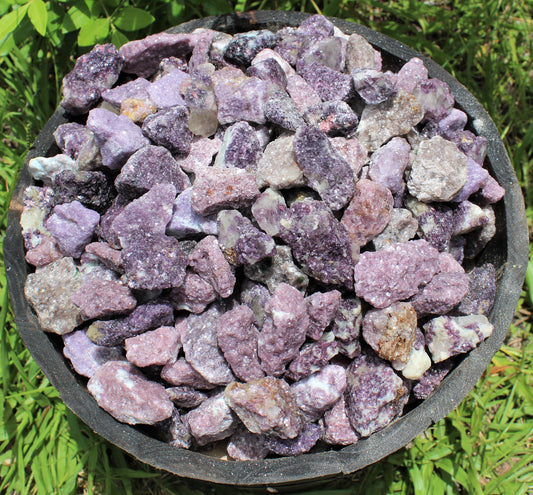 Lepidolite Raw Natural Premium Grade Stones