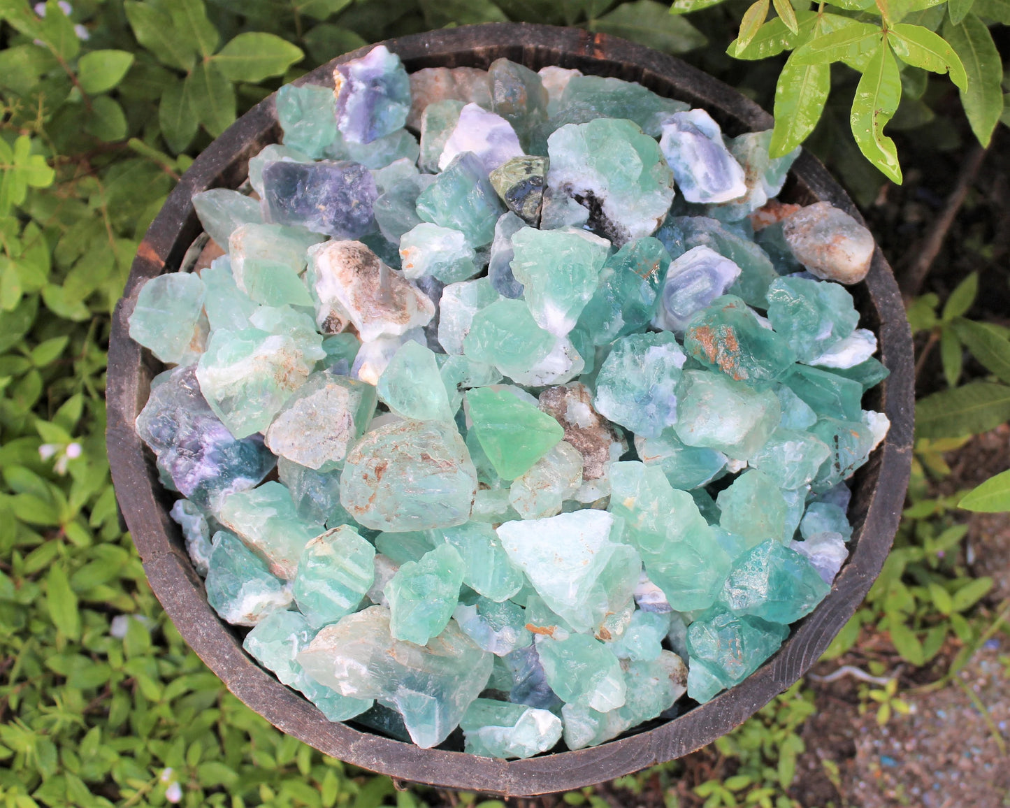 Light Fluorite Natural Raw Stones